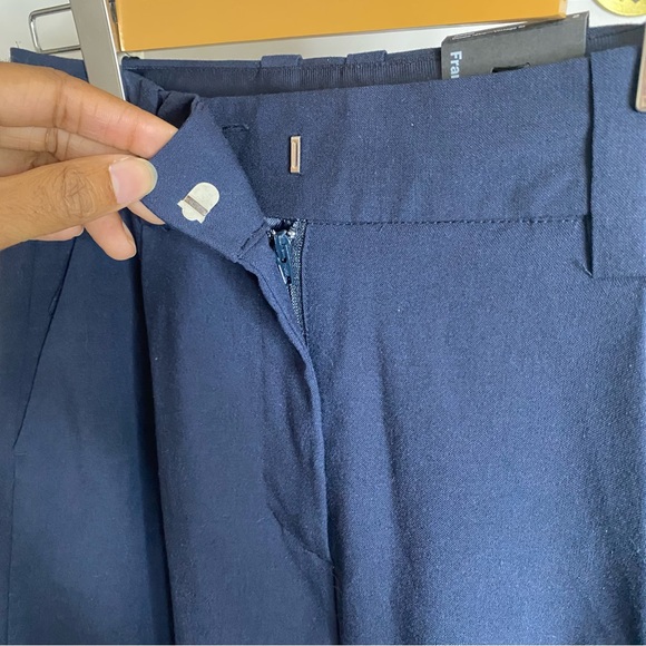 FRANK & OAK - NWT Navy Amelia Balloon Fit Pants - size 2 - Picture 14 of 16